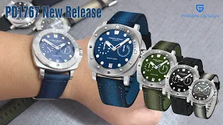 PAGANI DESIGN PD1767 New Release Men's Automatic Watches 41mm Stainless Steel Unique Wristwatch