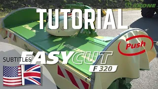 How to attach a KRONE front mower properly / Tutorial / KRONE EasyCut F 320 Push