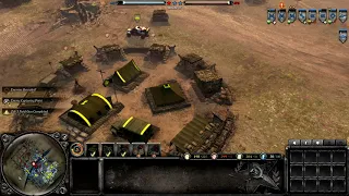 Company Of Heroes - 4v4 Vs Hard Ai - Online Multiplayer Gameplay