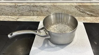 Can you boil water thru a paper towel?