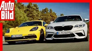 BMW M2 Competition vs Porsche Cayman GTS (2018) Test / Vergleich / Review