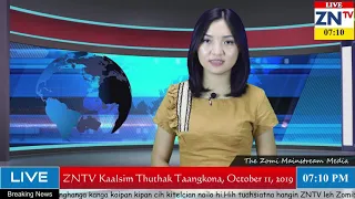 ZNTV Kaalsim Thuthak Taangkona # 43, October 11, 2019 (Friday)