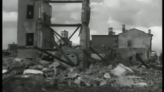 Архивное видео разрушенного Смоленска