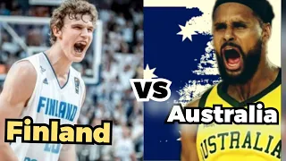 FIBA 2023 DAY 1: AUSTRALIA VS FINLAND Highlights (Group E)