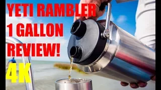 Yeti Rambler 1 GALLON JUG Review! 4K