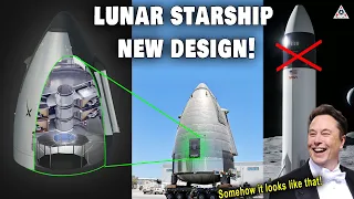 SpaceX just leaked NEW Lunar Starship prototype with NEW Design, unlike others...