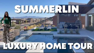 Summerlin Las Vegas Luxury Toll Brothers Home For Sale w/ Incredible Backyard & Strip Views!