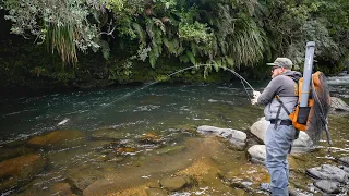 This Is The BEST way to FLY FISH |  Big Trout Eating Giant Streamers