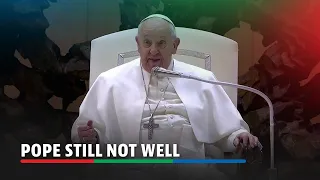 Pope Francis skips readings at audience, says he still has a cold | ABS CBN News