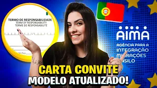 CARTA CONVITE PARA PORTUGAL (ATUALIZADO) | AIMA 2024 🇵🇹