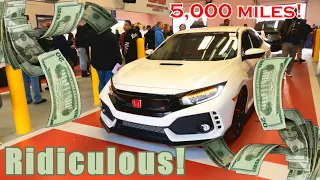 2022 Honda Civic Sport Spoiler & Emblems Update and This Type R SOLD for Ridiculous Money at AUCTION