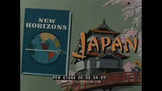 PAN AM AIRLINES  1960s JAPAN TRAVELOGUE  TOKYO  MT. FUJI  61644