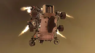 Perseverance Landing Animation