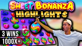 Big Win Highlights on Sweet Bonanza