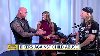 Bikers Against Child Abuse raves up for Child Abuse Awareness Month