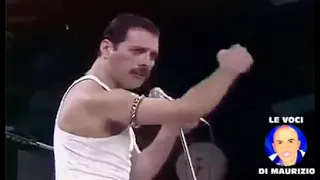 Queen Freddie Mercury Abatantuono Live Aid 1985