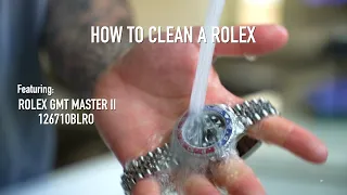 How to clean a Rolex. Featuring The Rolex GMT Master ii 126710BLRO.