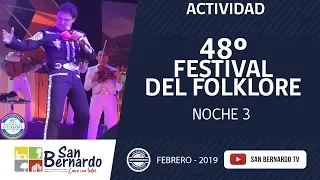 48º Festival Nacional del Folklore de San Bernardo noche 3