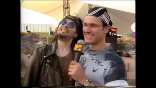 Ministry interview & live clips on MTV 120 Minutes with Dave Kendall at Lollapalooza 2 (1992.07.26)