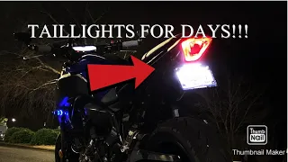 2018 YAMAHA MT-07||BUILDSERIES||TSTINDUSTRIES TAILLIGHT INSTALL||YOSHIMURA FENDER ELIMINATOR INSTALL