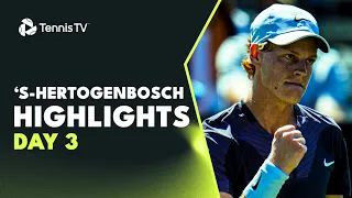 Sinner Faces Bublik; Coric, Humbert & McDonald Also Feature | 's-Hertogenbosch 2023 Highlights Day 3