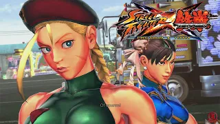 Street Fighter X Tekken (PC) Chun-Li & Cammy Gameplay Walkthrough - Story & Ending [4K 60FPS]
