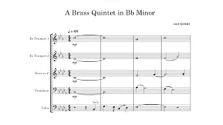 A Brass Quintet in Bb minor  | MuseScore 4