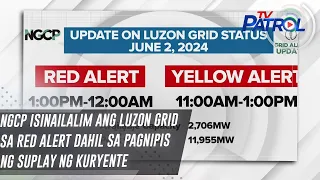 NGCP isinailalim ang Luzon Grid sa red alert dahil sa pagnipis ng suplay ng kuryente | TV Patrol