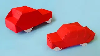 How to make an ORIGAMI CAR