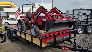 Mahindra 1626 shuttle tractor package