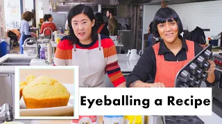 Pro Chefs Bake Muffins without Measuring Ingredients | Test Kitchen Talks | Bon Appétit