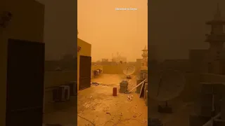 A dust storm in Libya looks like a scene out of "Dune" ...