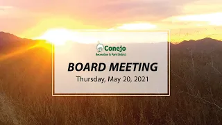 CRPD 05/20/21 Board Meeting