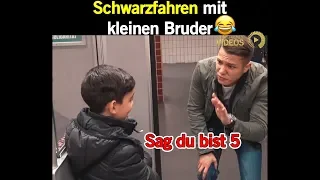 Schwarzfahren mit kleinen Bruder 😂 | Best Trend Videos