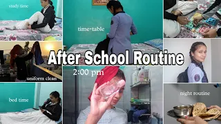 2:00 PM AFTER SCHOOL ROUTINE🌿/Study Routine, Skincare, Night Routine & more🫧#school #selfcare