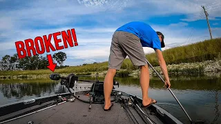 No Trolling Motor? No Problem! Fishing a Bass Tournament WITHOUT a Trolling Motor!!