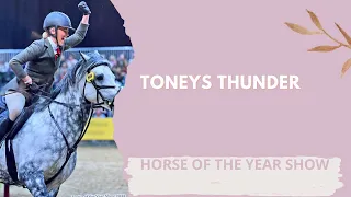 HOYS 2022 EXC 143cm M&M WHP - TONEYS THUNDER | CONNEMARA STALLION JUMPING AT HORSE OF THE YEAR SHOW!