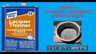 Lacquer Thinner Fixed My Converter & Passed Emissions/Safety Inspection | Techn' Moto