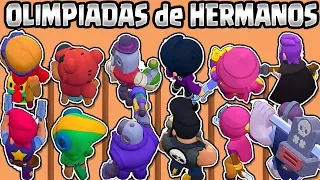 OLIMPIADAS de HERMANOS | CUAL ES EL MEJOR DÚO? | BRAWL STARS