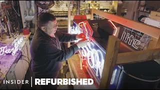 Restoring A $30,000 Neon Sign From The 1940s | Refurbished | Insider