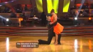 Mike 'The Situation' and Karina Smirnoff  dancing with the stars week 1