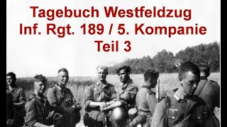 Frankreichfeldzug 1940 / infanterie Regiment 189 - 5. Kompanie #03