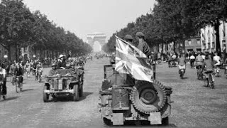 British troops help liberate Paris, 1944