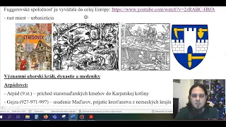 Online hodina - Slovensko v stredovekom Uhorsku (907-1241)