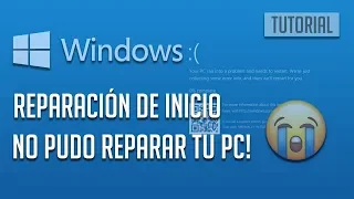 “Reparación de inicio no pudo reparar tu PC” En Windows 10 [6 Soluciones]