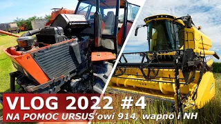 AWARIA URSUS’a 914, wapno oraz nowy NABYTEK u Kuby – New Holland TC5.90 | (VLOG 2022 #4)