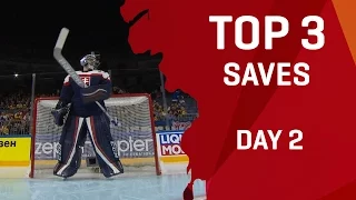 Top 3 Saves | Day 2 | #IIHFWorlds 2017