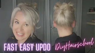Effortless Fast Updo Tutorial for Thin & Fine Hair | Perfect for Any Occasion!