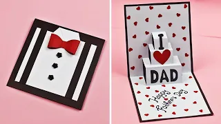 DIY Father's Day Greeting Card Idea | Easy Pop Up Card For Father's Day | Father's Day Card