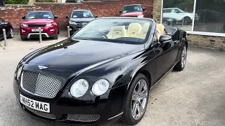 2008 BENTLEY CONTINENTAL 6.0 GTC 2D 550 BHP FOR SALE